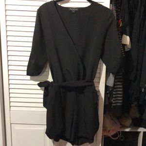 Forever 21 faux wrap top romper